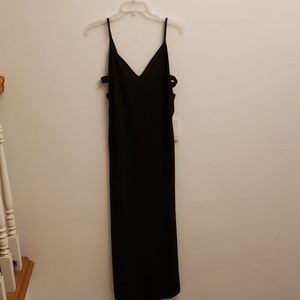 Tobi black maxi dress nwt size s